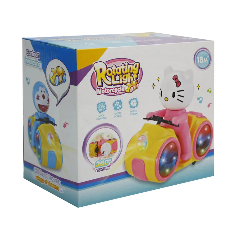 2107-2A DORAMON STUNT BIKE B/O IR (3  YEAR)