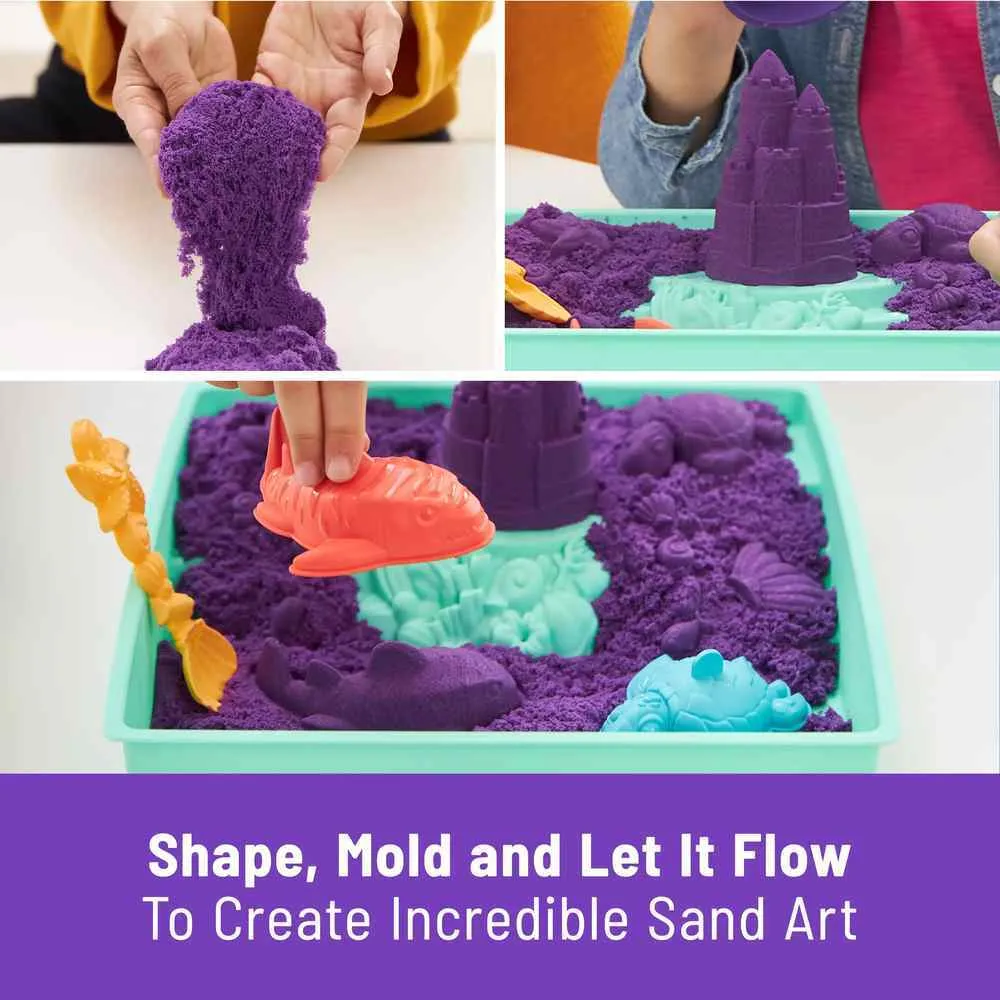 6067800 KINETIC SAND SANDBOX SET PURPLE