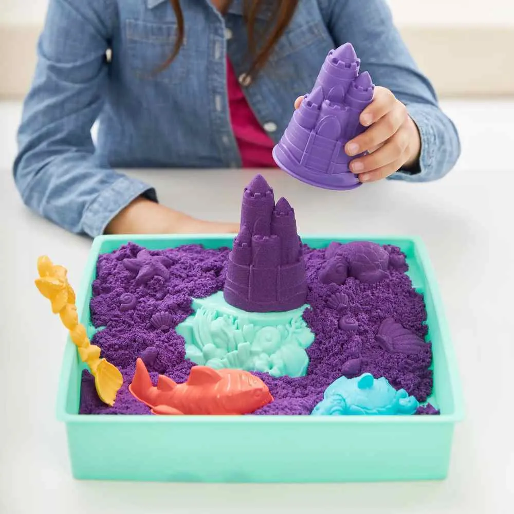 6067800 KINETIC SAND SANDBOX SET PURPLE