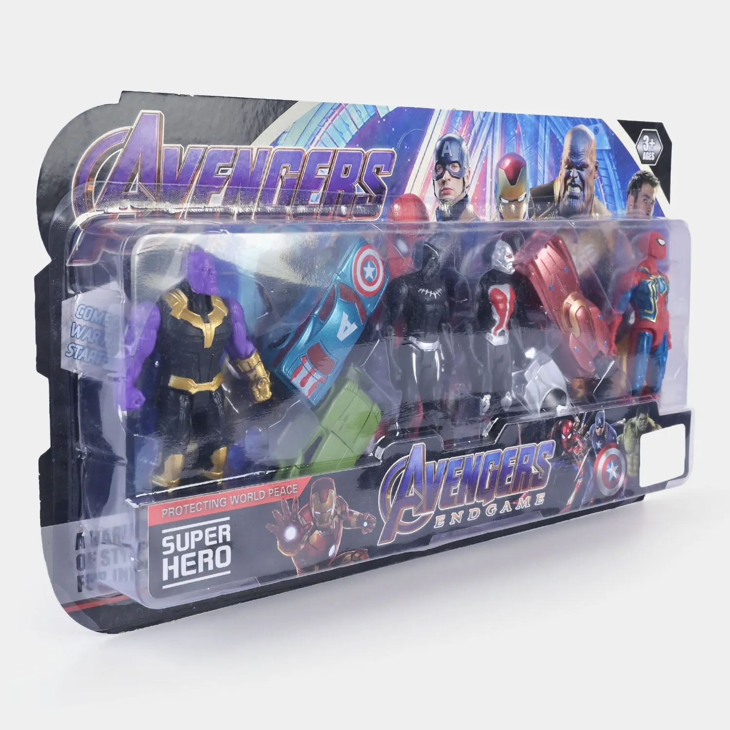 Action Hero Character Play Set For Kids
