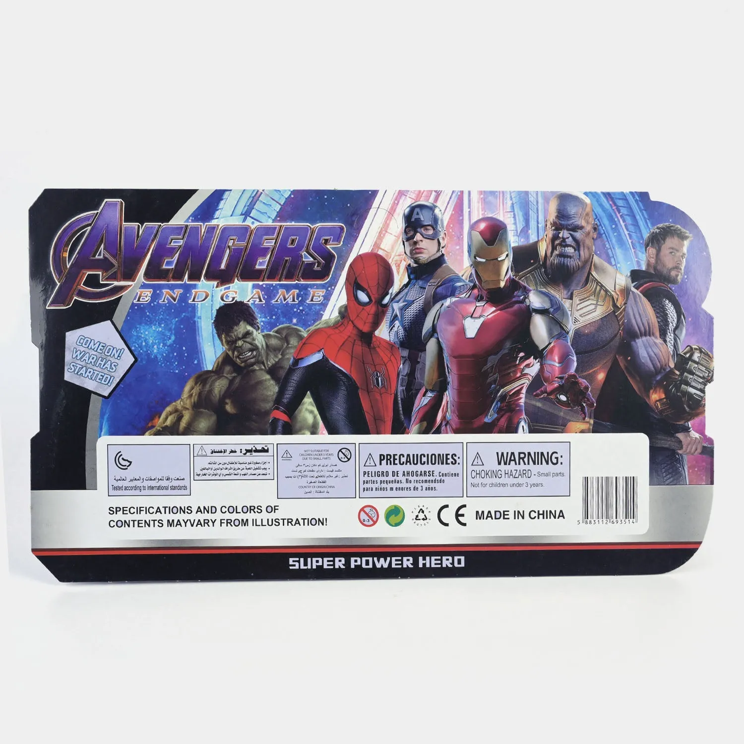 Action Hero Character Play Set For Kids