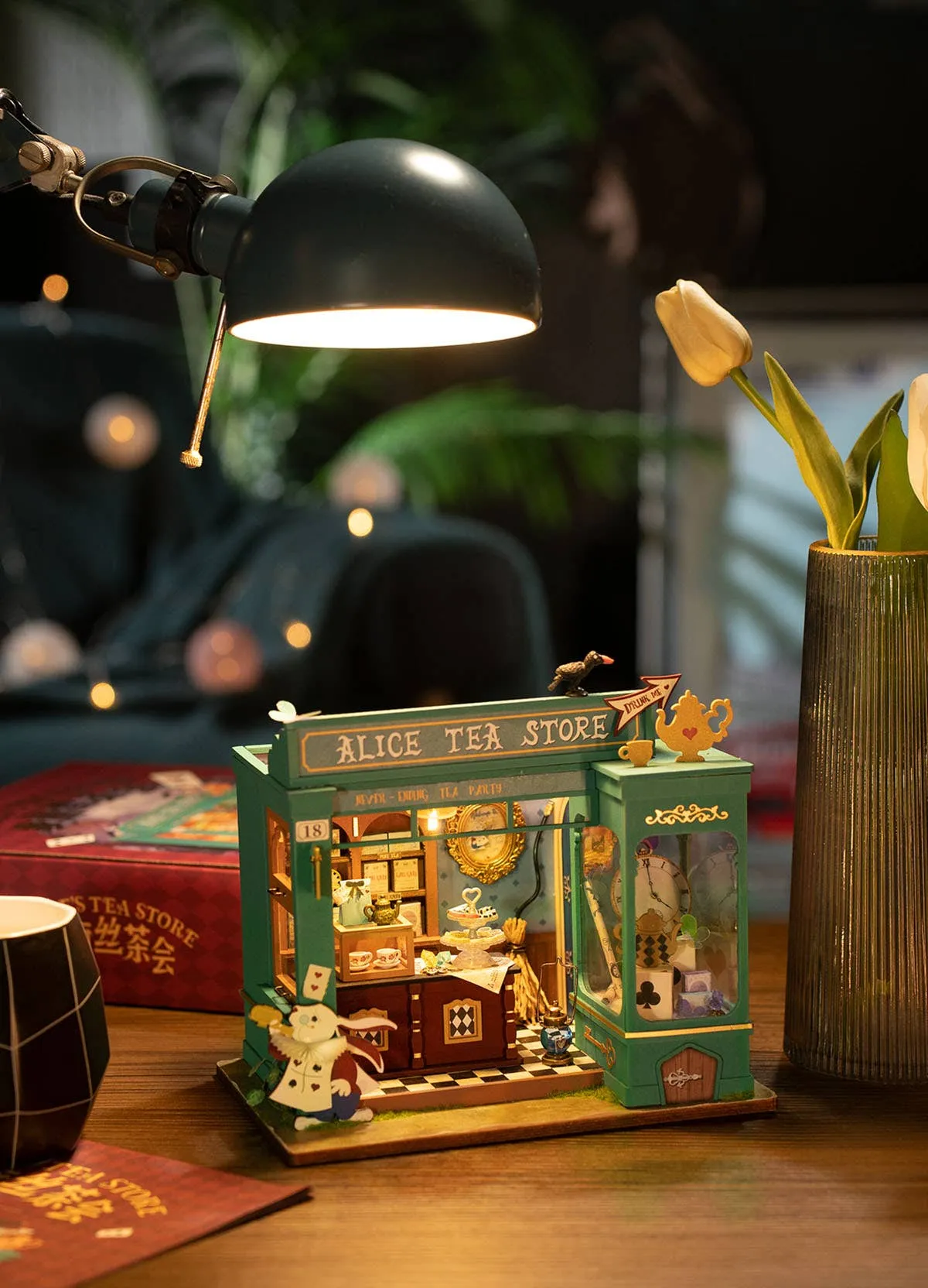 Alice's Tea Store Miniature Dollhouse Kit