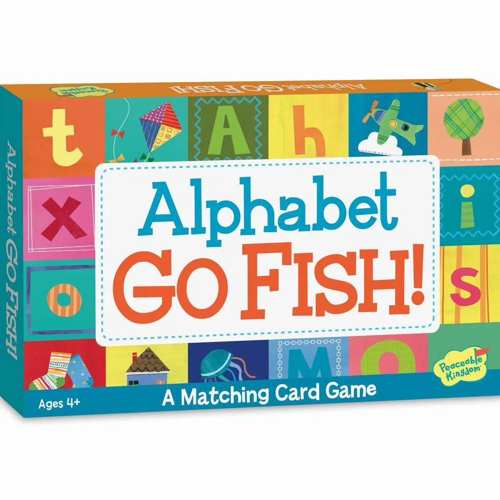 Alphabet Go Fish Letter Matching Card Game