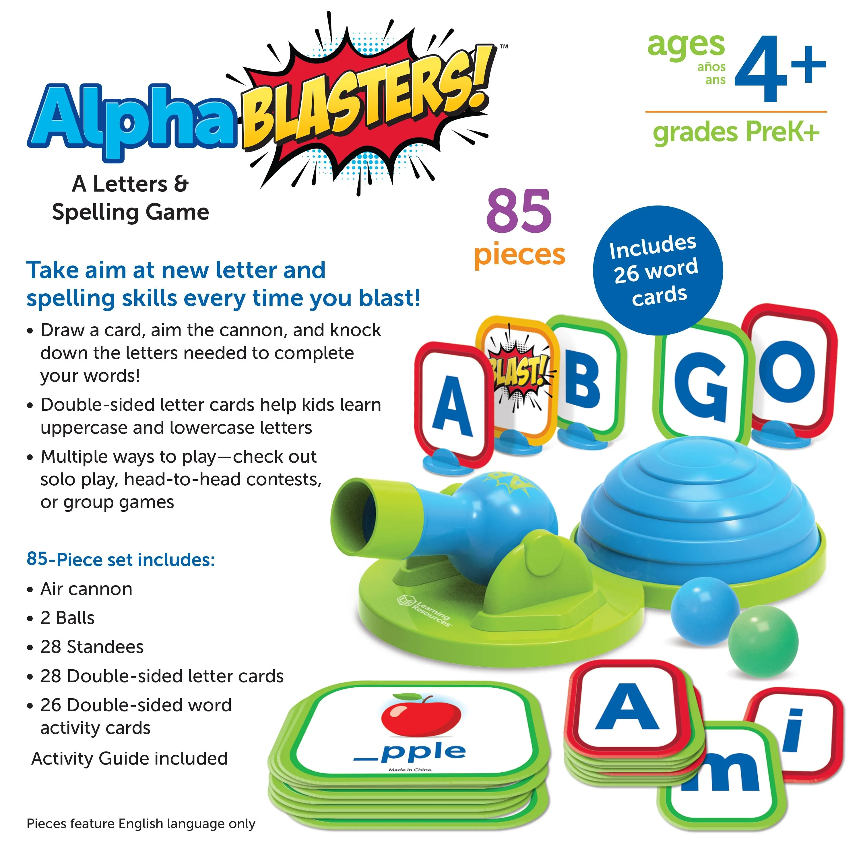 AlphaBlasters! A Letter & Spelling Game