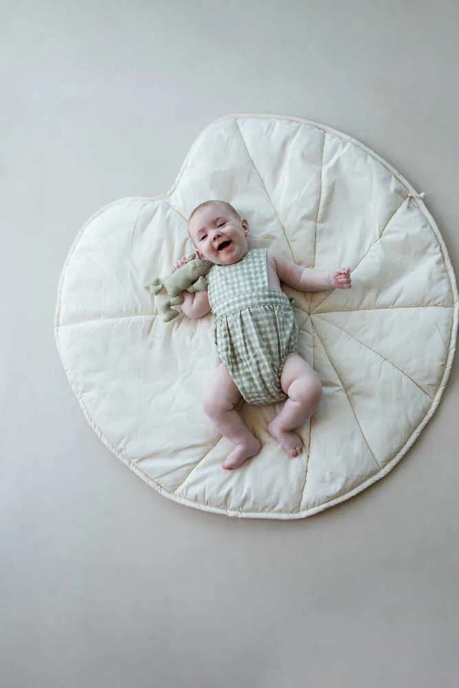 BABY PLAY MAT WATER LILY NATURAL