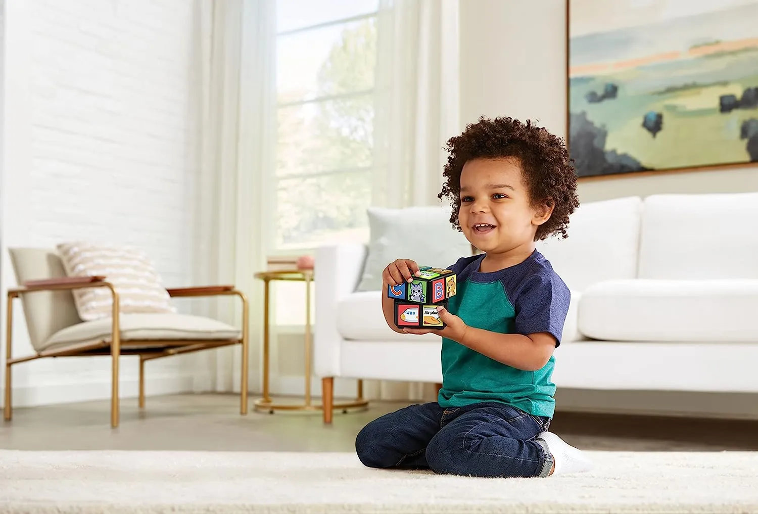 Baby Twist & Teach Animal Cube Toy