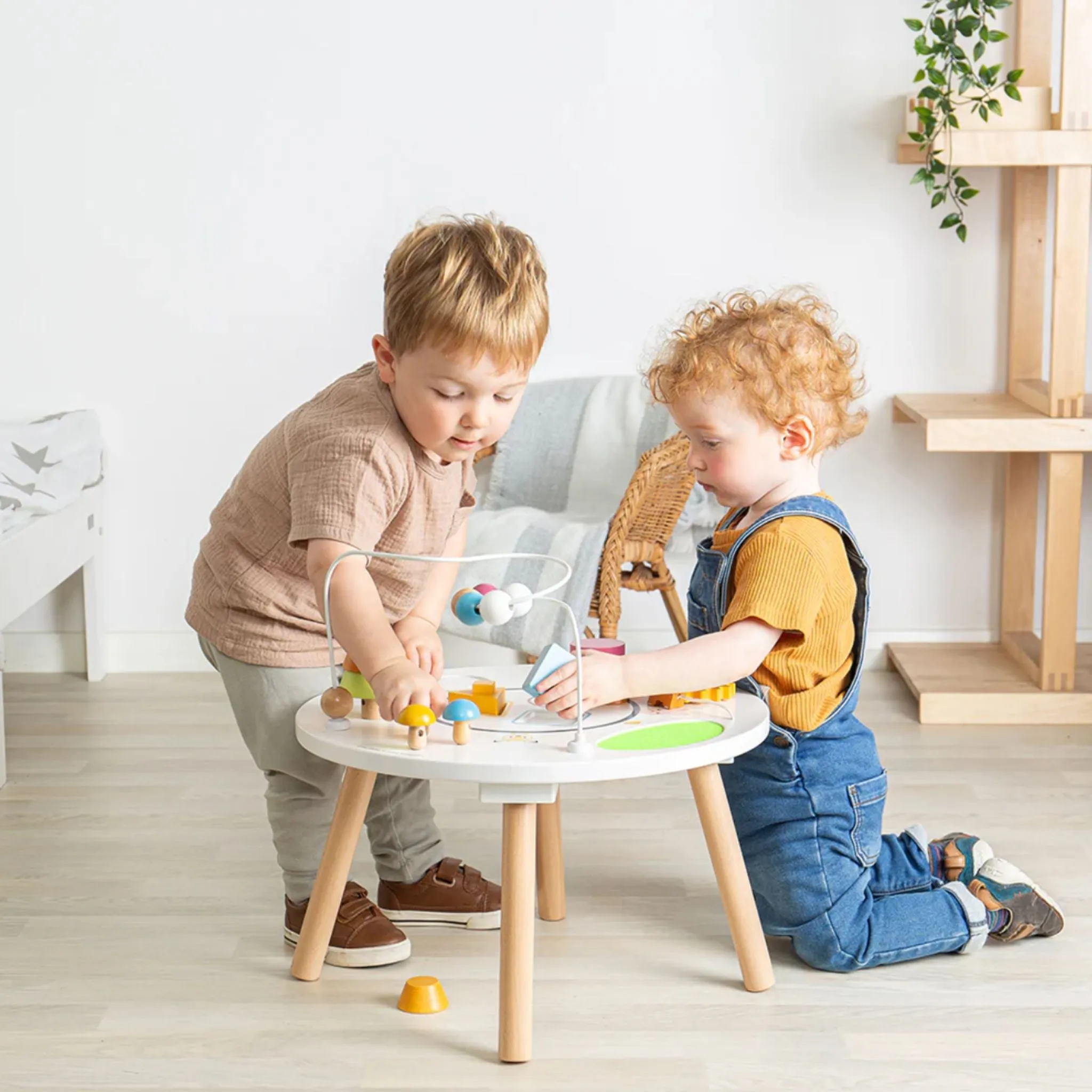Bigjigs Toys Wooden Animal Activity Table