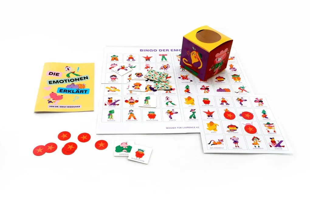 ''Bingo der Emotionen'' Game, German Language