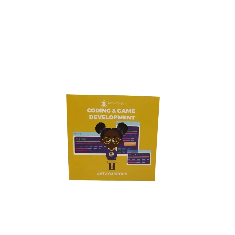 Brown Toy Box Maya Coding App STEAM Kit Hands-On Binary Code Beads String