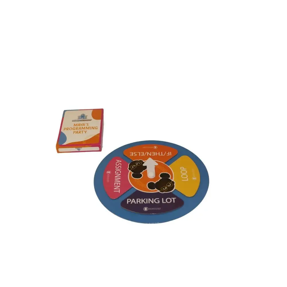 Brown Toy Box Maya Coding App STEAM Kit Hands-On Binary Code Beads String