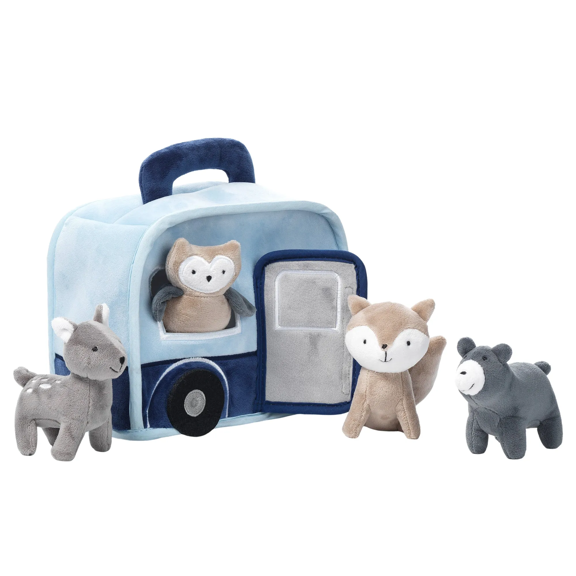Camper RV Interactive Plush Toy with Animals