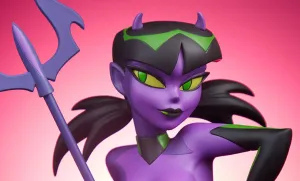 CartoonRetro: Devil Girl (Purple and Green Variant) by Shane Glines