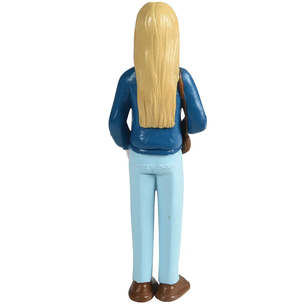 Caucasian Pretend Play Vinyl Family Figurines | 8 Piece Set