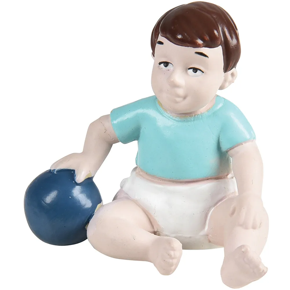Caucasian Pretend Play Vinyl Family Figurines | 8 Piece Set