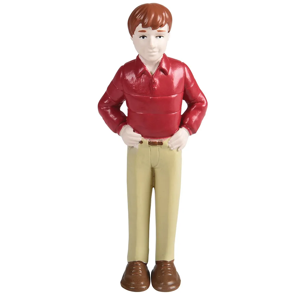 Caucasian Pretend Play Vinyl Family Figurines | 8 Piece Set