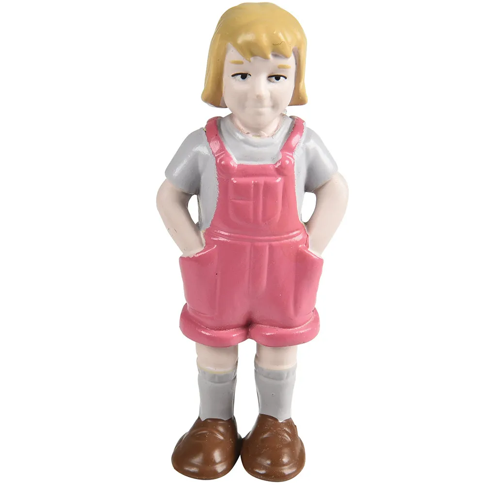 Caucasian Pretend Play Vinyl Family Figurines | 8 Piece Set