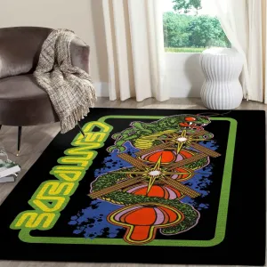Centipede Video Game Area Rug