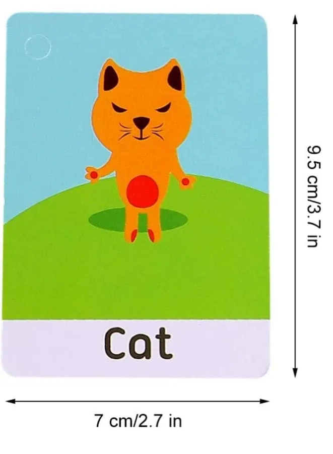 Children Learning Cards: Educational Baby Flash Cards Pocket Card Preschool Teaching Cards for kids, Farm Animals