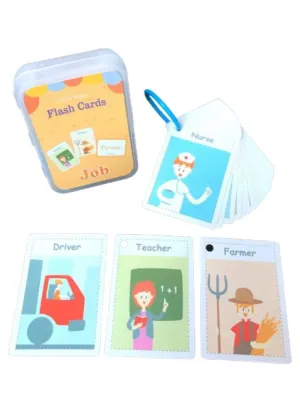 Children Learning Cards: Educational Flashcards for kids, Occupation