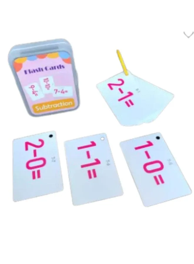 Children Learning Cards: Educational Flashcards for kids, Subtraction