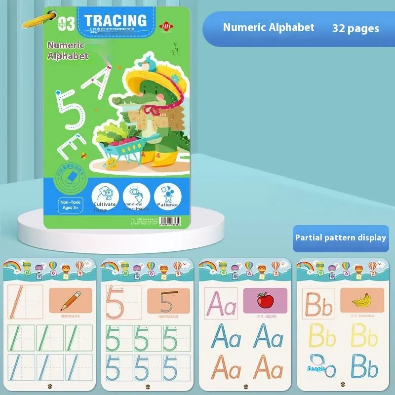 Children's Pen Control Training Copybook – Stroke Drawing & Skill Development