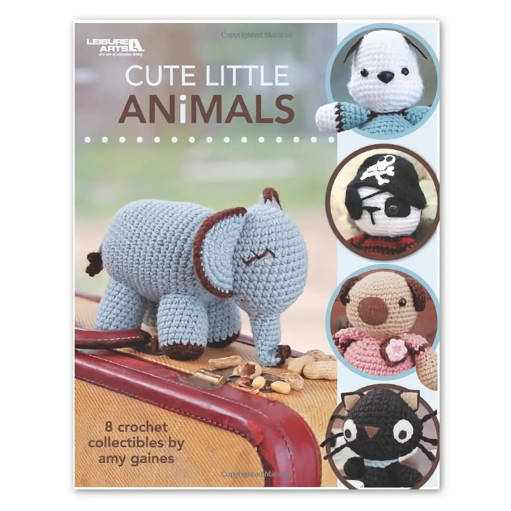 Cute Little Animals: 8 Crochet Collectibles by Amy Gaines
