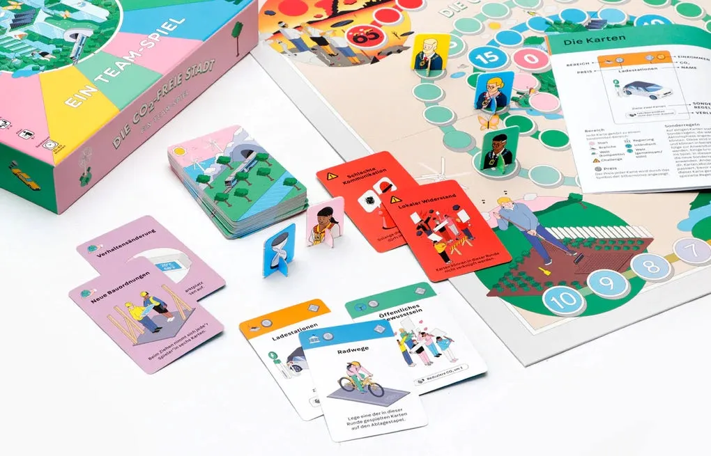 ''Die CO2 Freie Stadt'' Game, German Language