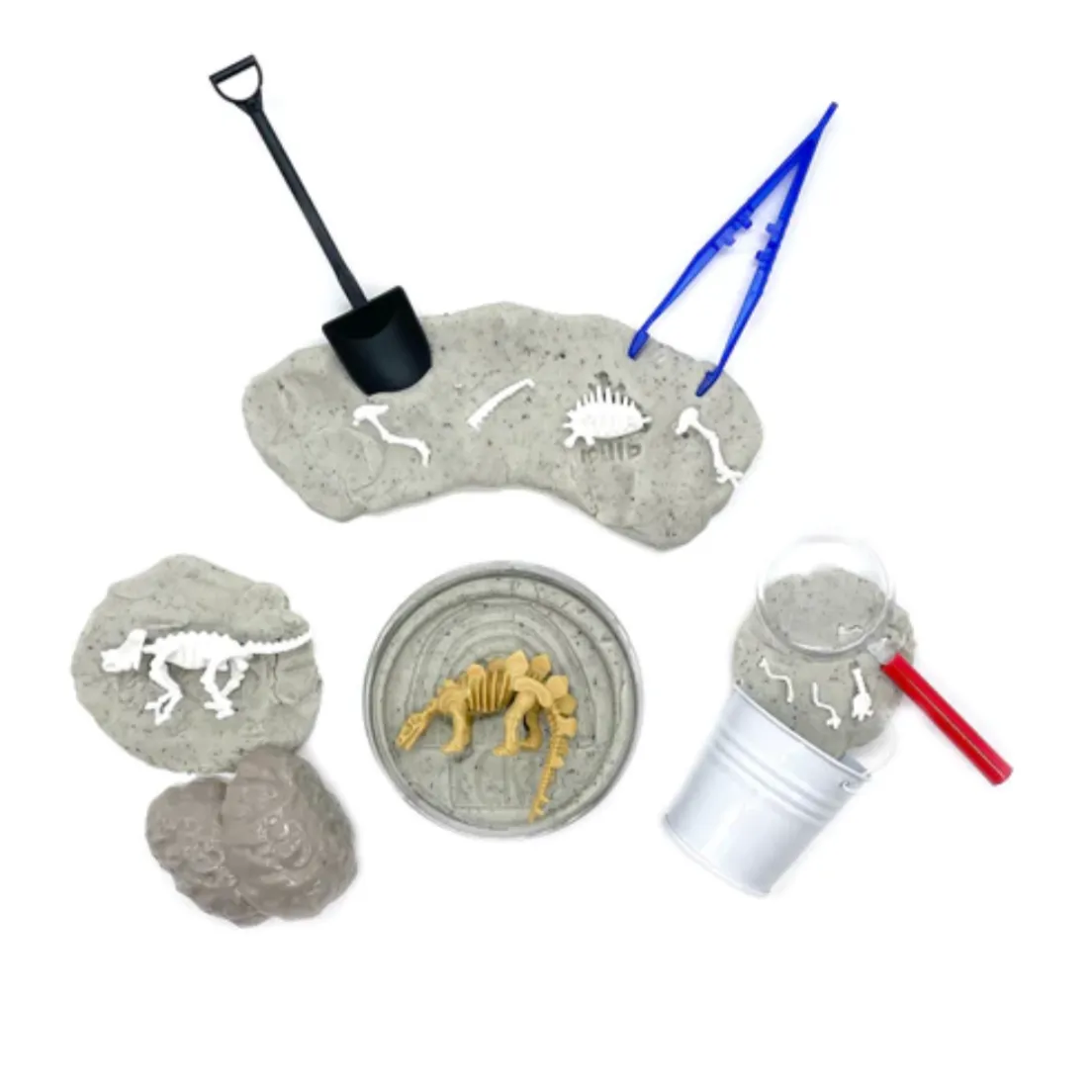 Dinosaur Fossil Dig Play Dough Kit