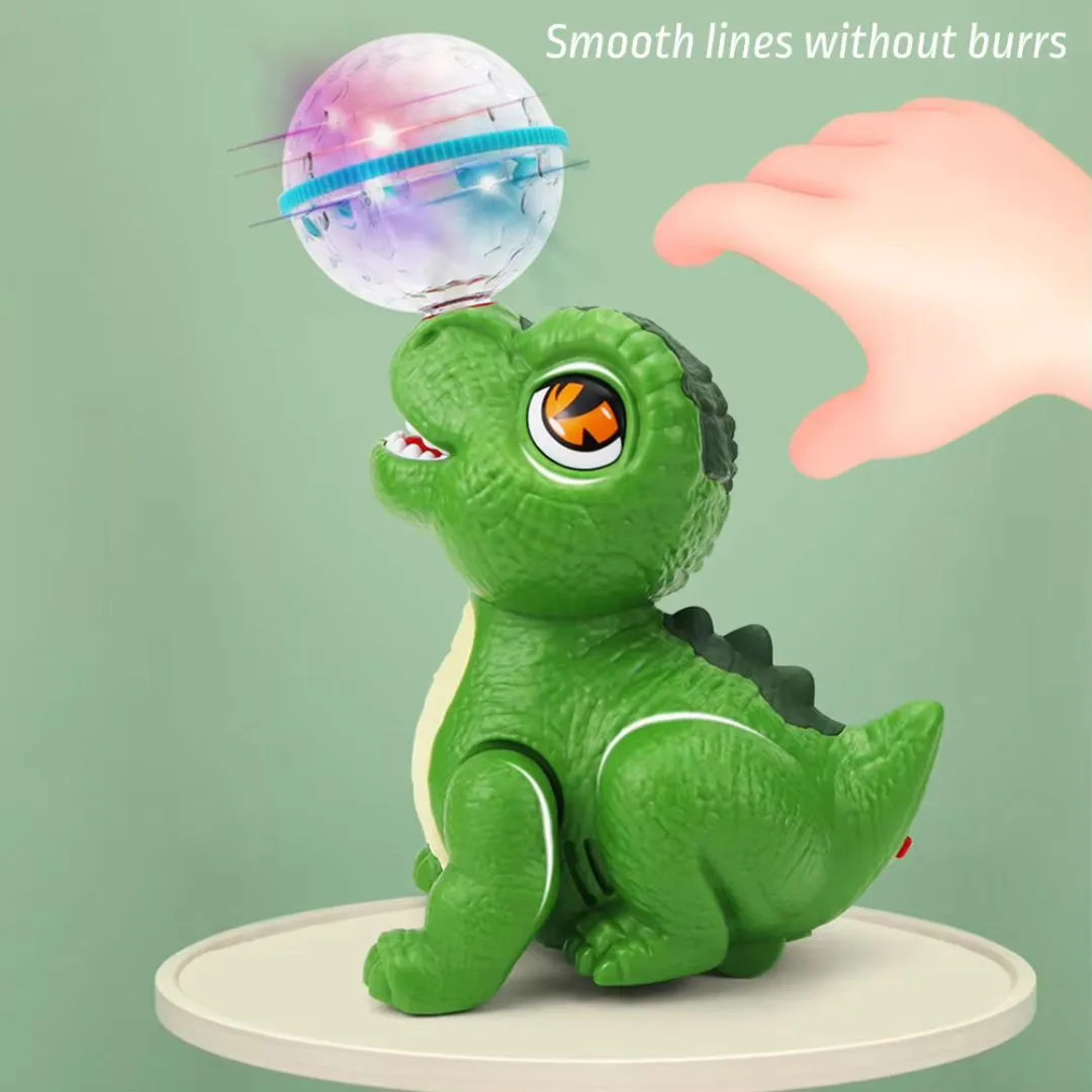 Dinosaur Toy with 360° Spin, Light & Sound