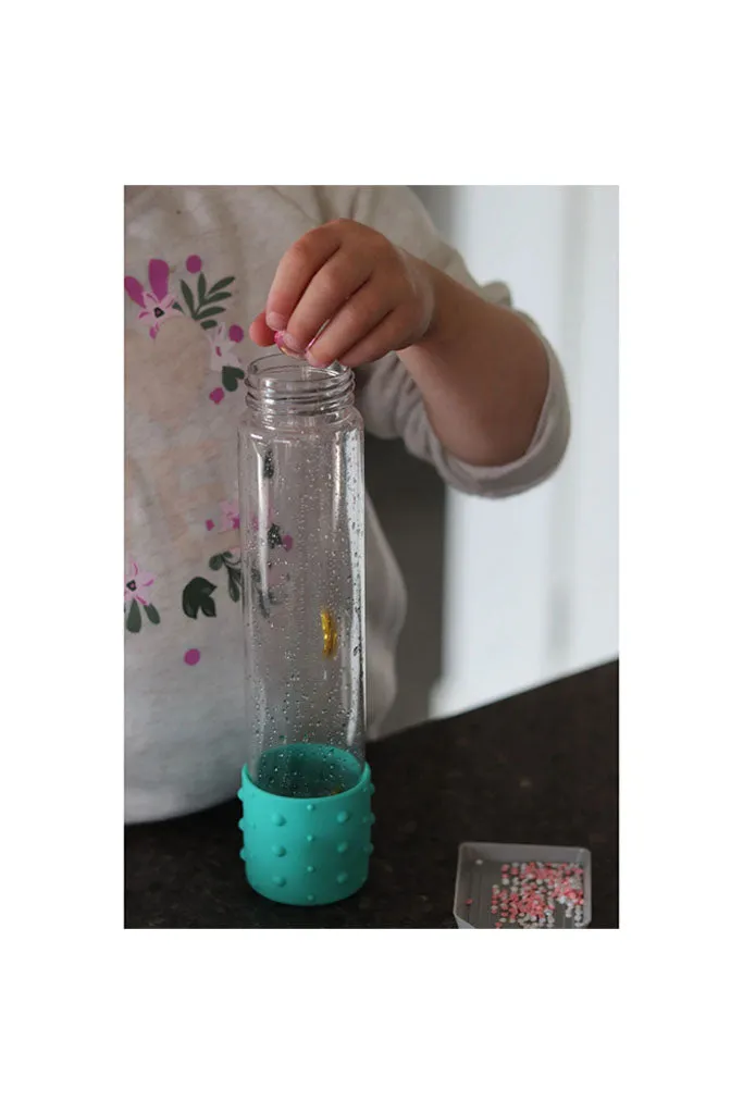 DIY Calm Down Bottle - Teal