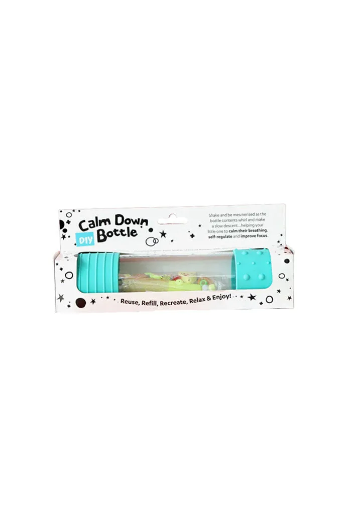 DIY Calm Down Bottle - Teal