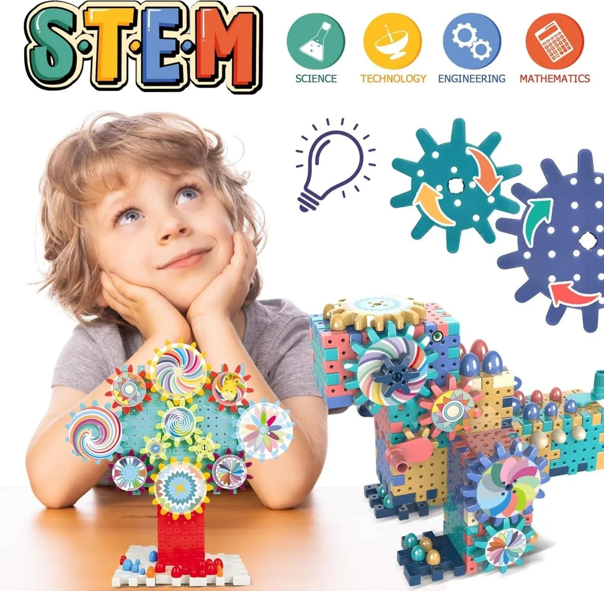 DIY Gear Block Building Set