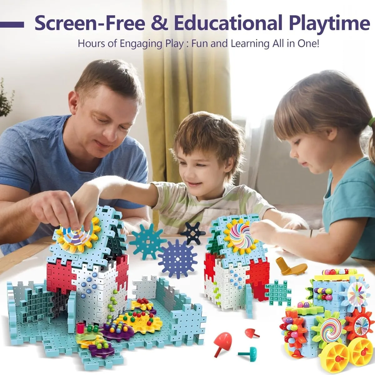 DIY Gear Block Building Set