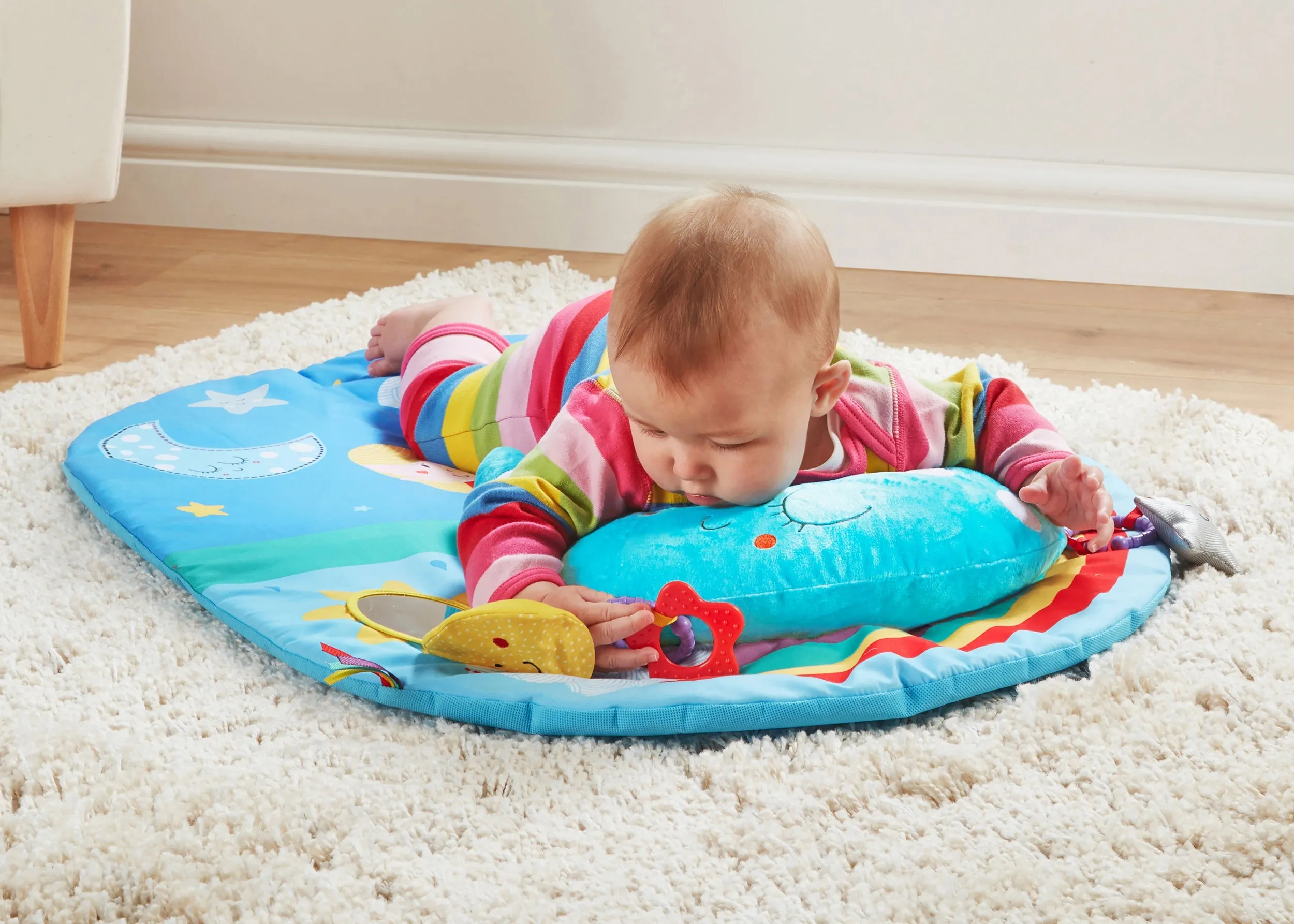 East Coast Nursery 'Say Hello' Tummy Time Playmat