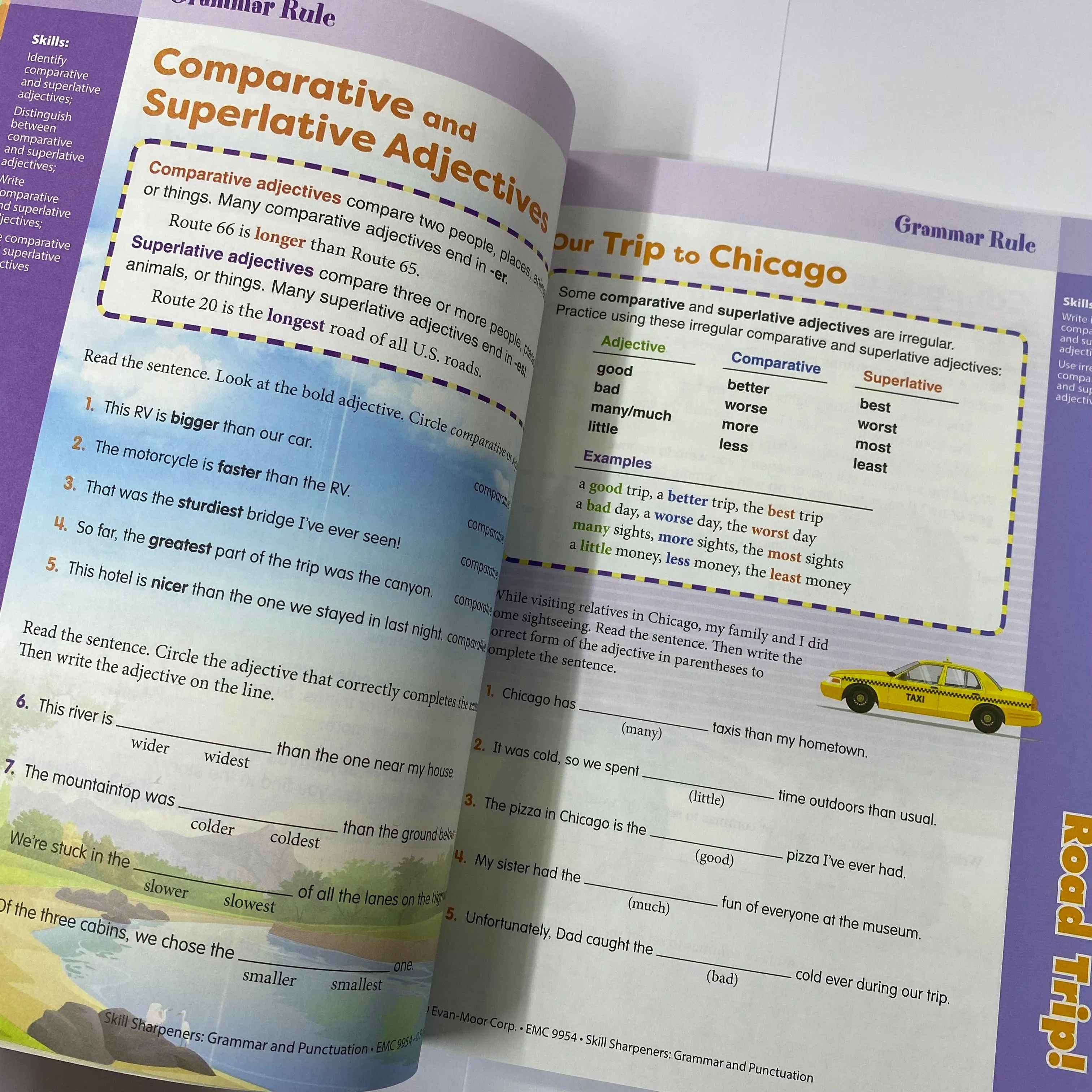 Evan-Moor - Skill Sharpeners Grammar and Punctuation - Connecting School and Home Grade 4