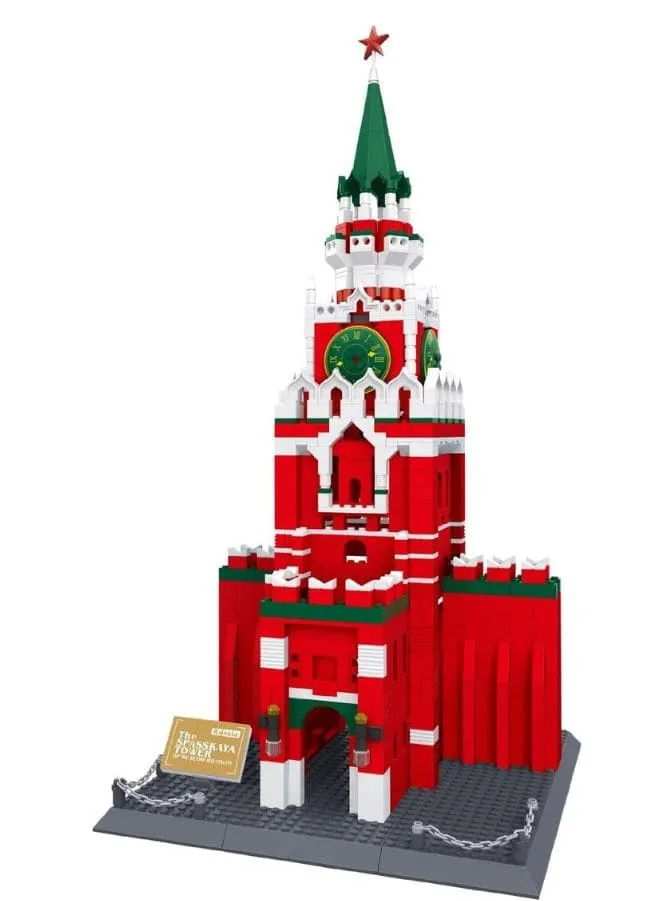 Famous Russia Kremlin Building Blocks 1044pcs Bricks DIY Assemble Construction Toys for Children Birthday Gifts