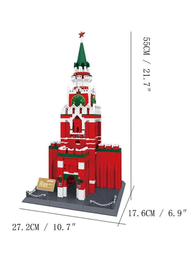 Famous Russia Kremlin Building Blocks 1044pcs Bricks DIY Assemble Construction Toys for Children Birthday Gifts