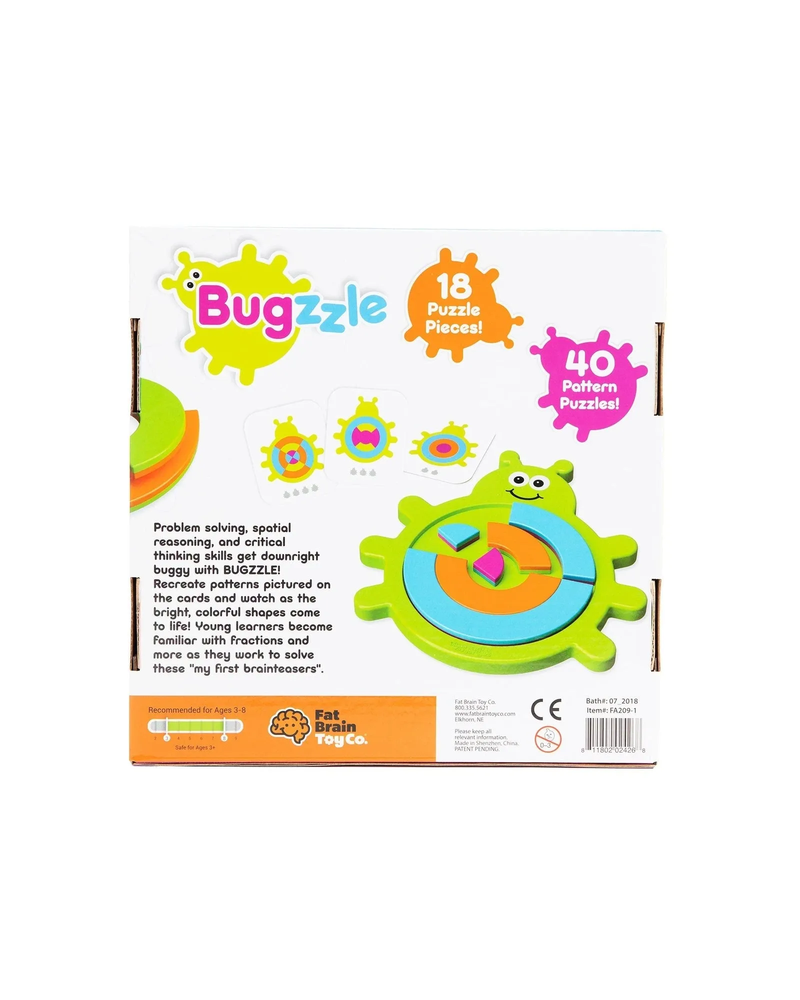 Fat Brain Bugzzle puzzle