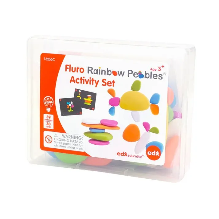 Fluro Rainbow Pebbles® Activity Set