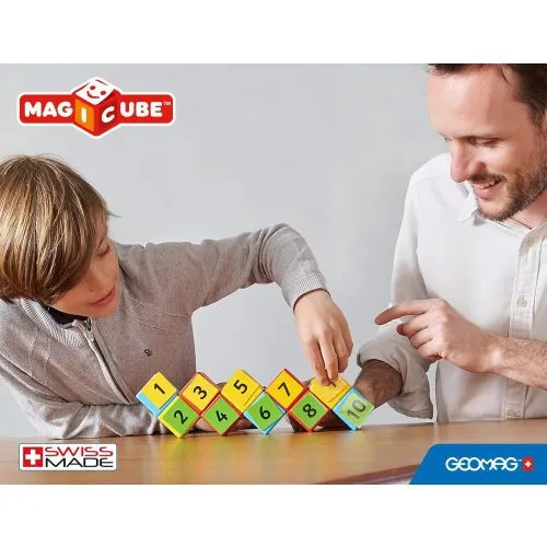 Geomag Magicube Math Building Recycled Clips 55 Pcs