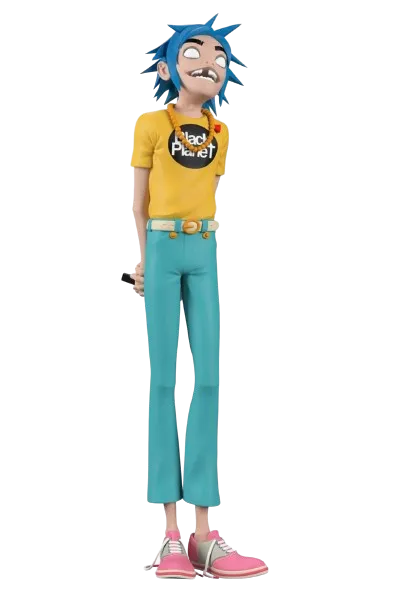 Gorillaz 2D Song Machine 12 Music Figure Art Toy by SuperPlastic