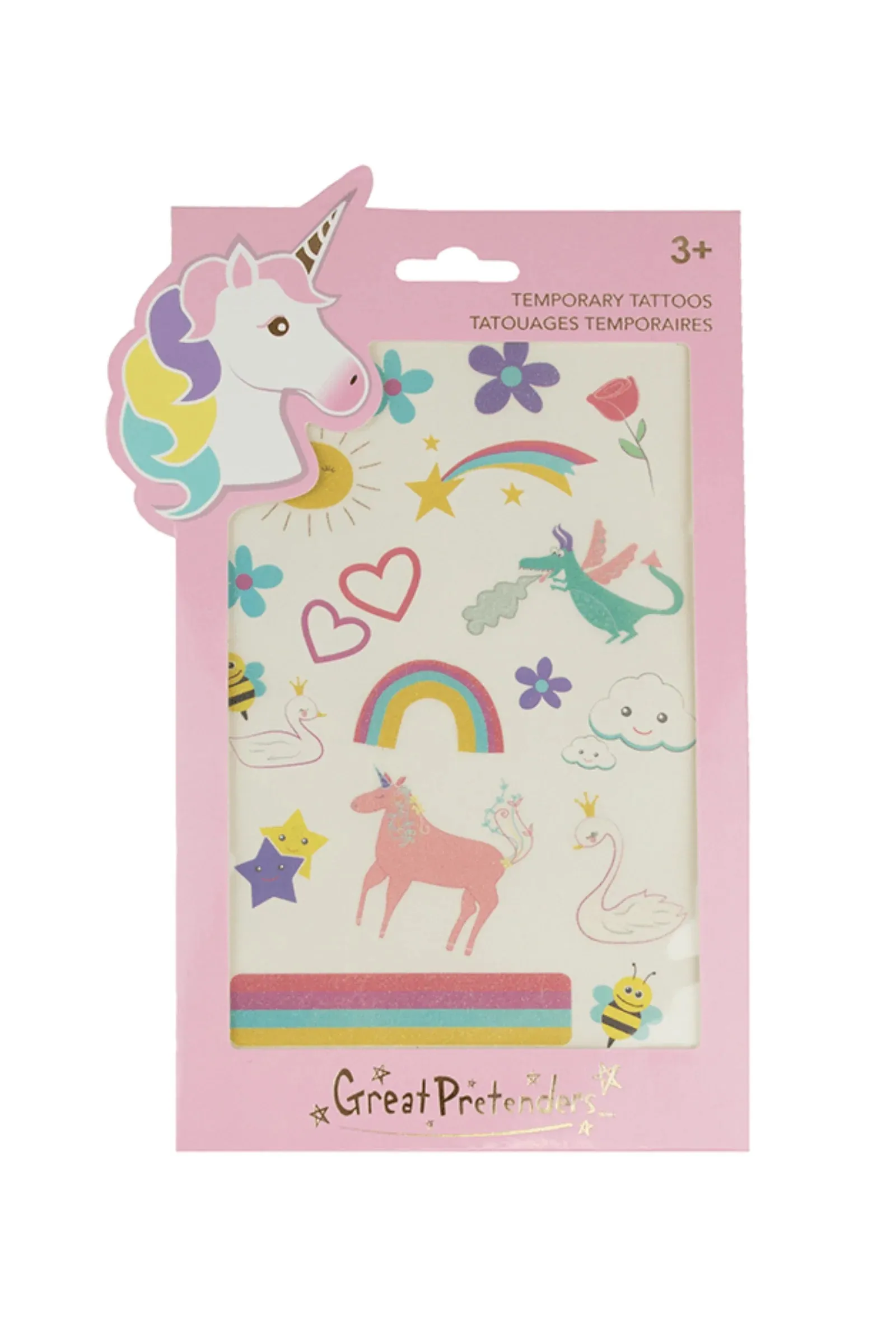Great Pretenders Temporary Tattoos Unicorn