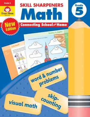 >Evan-Moor Skill Sharpeners Math, Grade 5