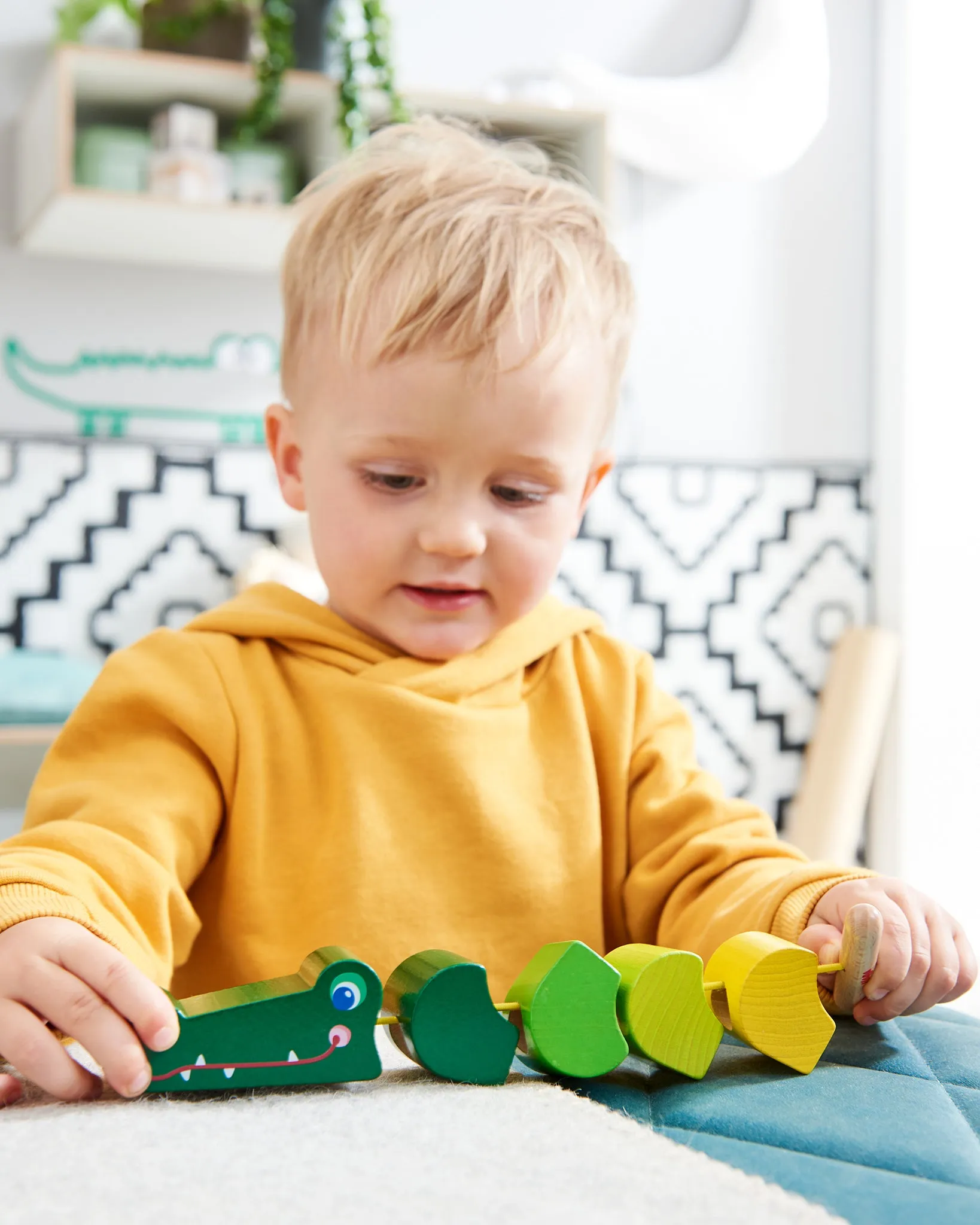 HABA Crocodile Threading Game