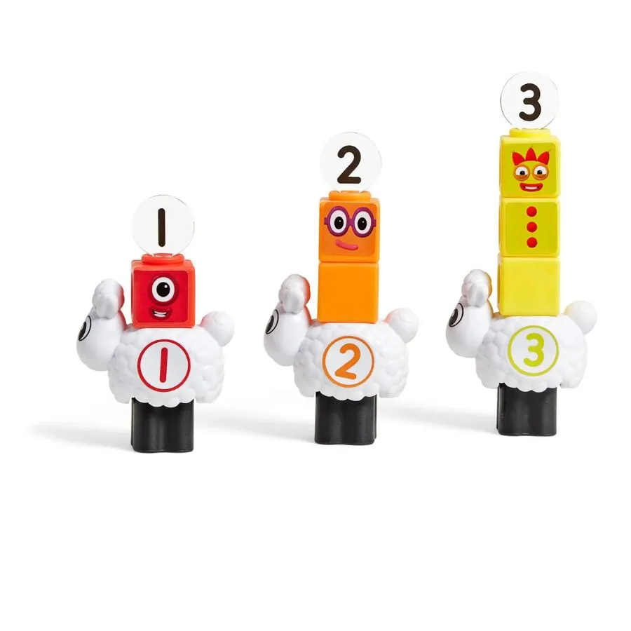 hand2mind - MathLink Cubes Activity Set Numberblocks Sheep Farm
