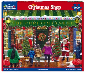 HOLIDAY The Christmas Shop Jigsaw Puzzle - 1000 Piece