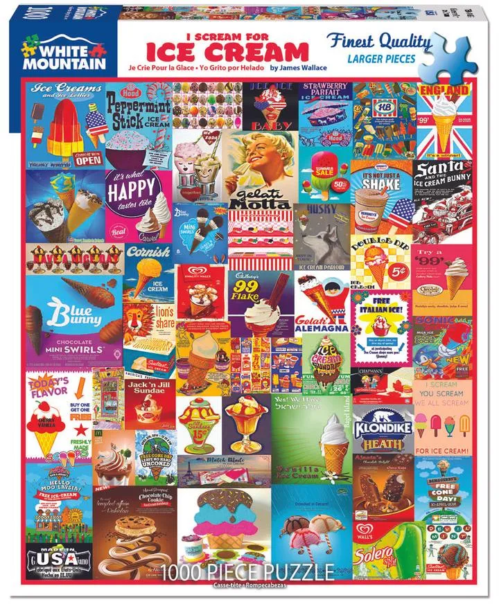 I Scream For Ice Cream Jigsaw Puzzle - 1000 Piece