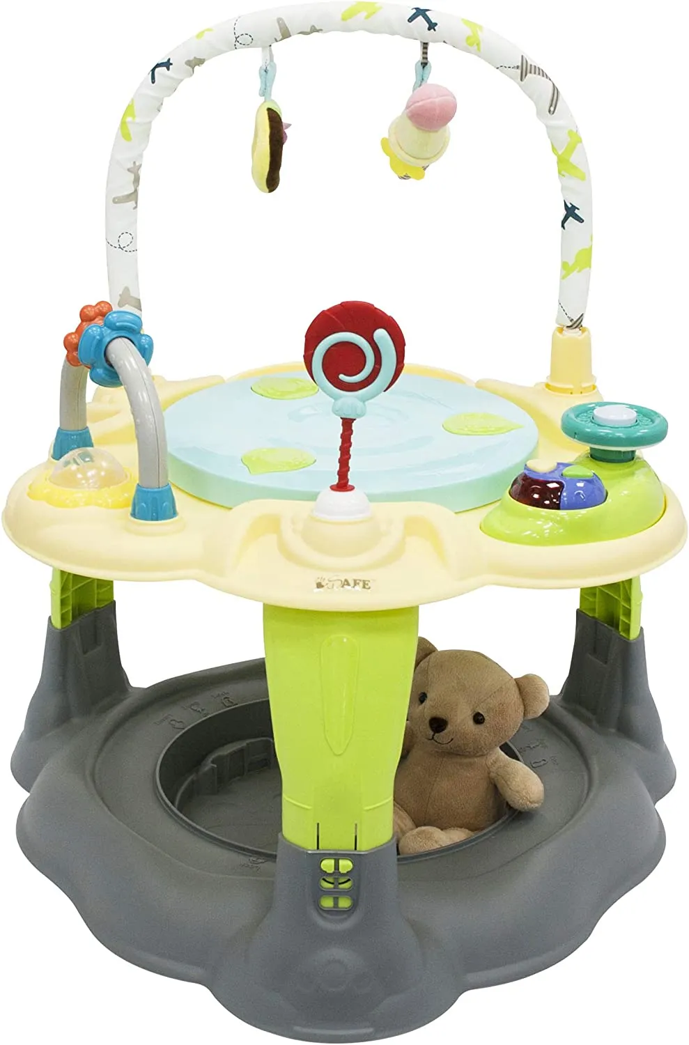 iSafe 2 in 1 Activity Centre Entertainer With 360° Rotating Seat & Play Table Function