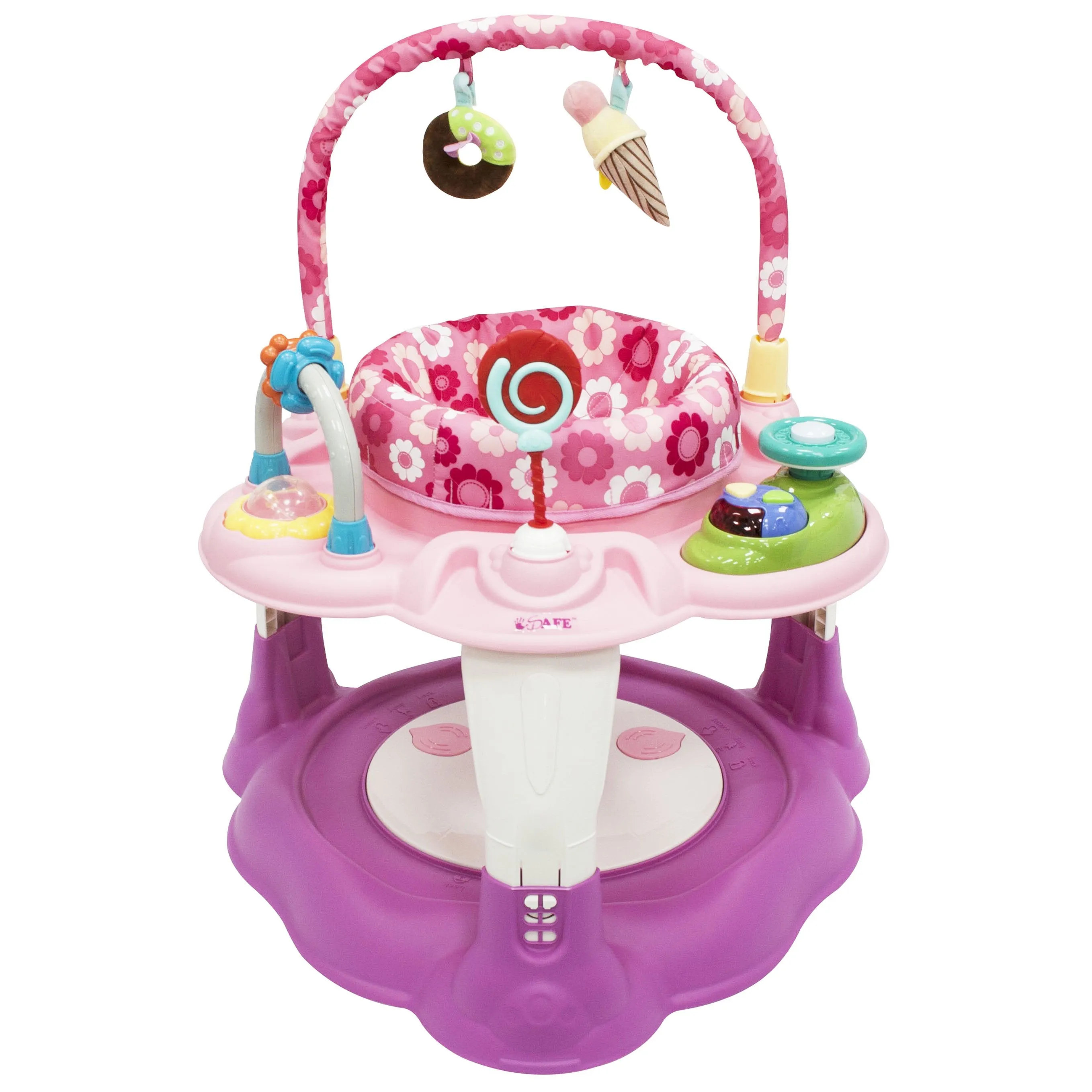 iSafe 2 in 1 Activity Centre Entertainer With 360° Rotating Seat & Play Table Function