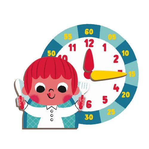Janod Learn To Tell The Time Magneti'Book